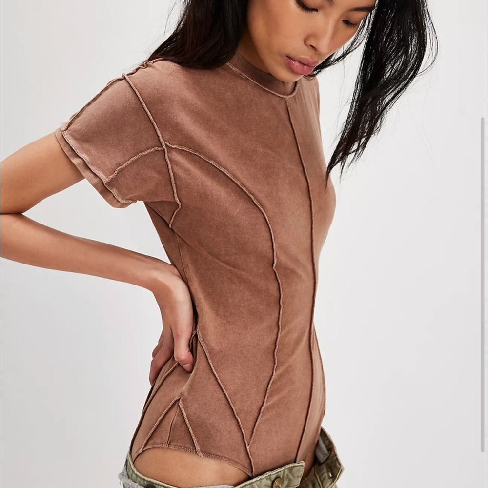 Free People White Bodysuit